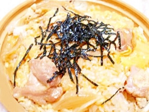 美味即席★めんつゆで親子丼